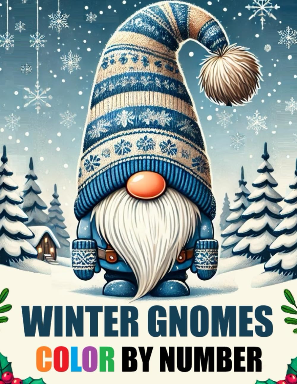 Amazon.com: Winter Gnomes Color By Number Coloring Book: Cute Christmas ...