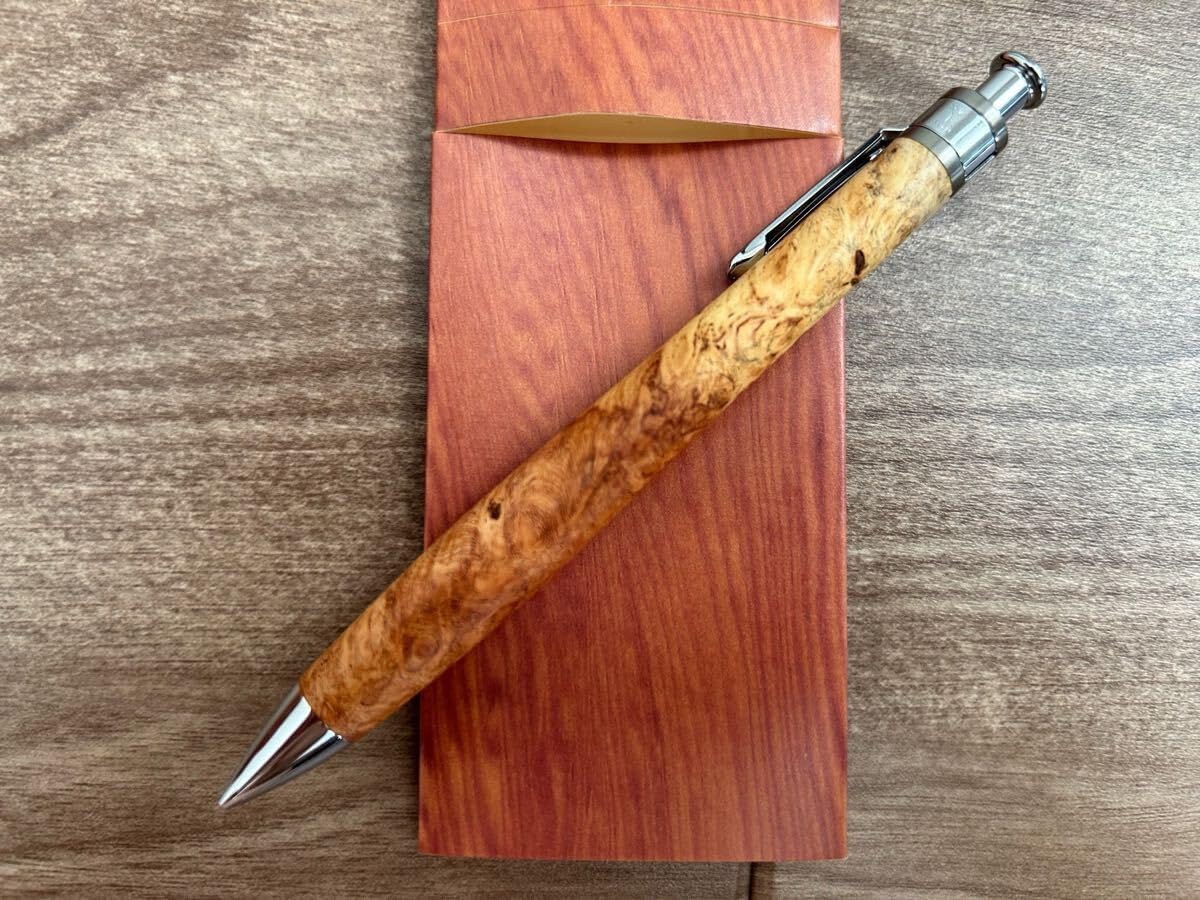 こぶた工房 黄花梨 極上変わり杢 シャープペン