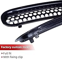 Vista 4 de AggAuto Insertos para Parrilla Compatibles con Jeep Wrangler JK JKU 2007 2008 2009 2010 2011 2012 2013 2014 2015 2016 2017, Accesorios de Cobertura