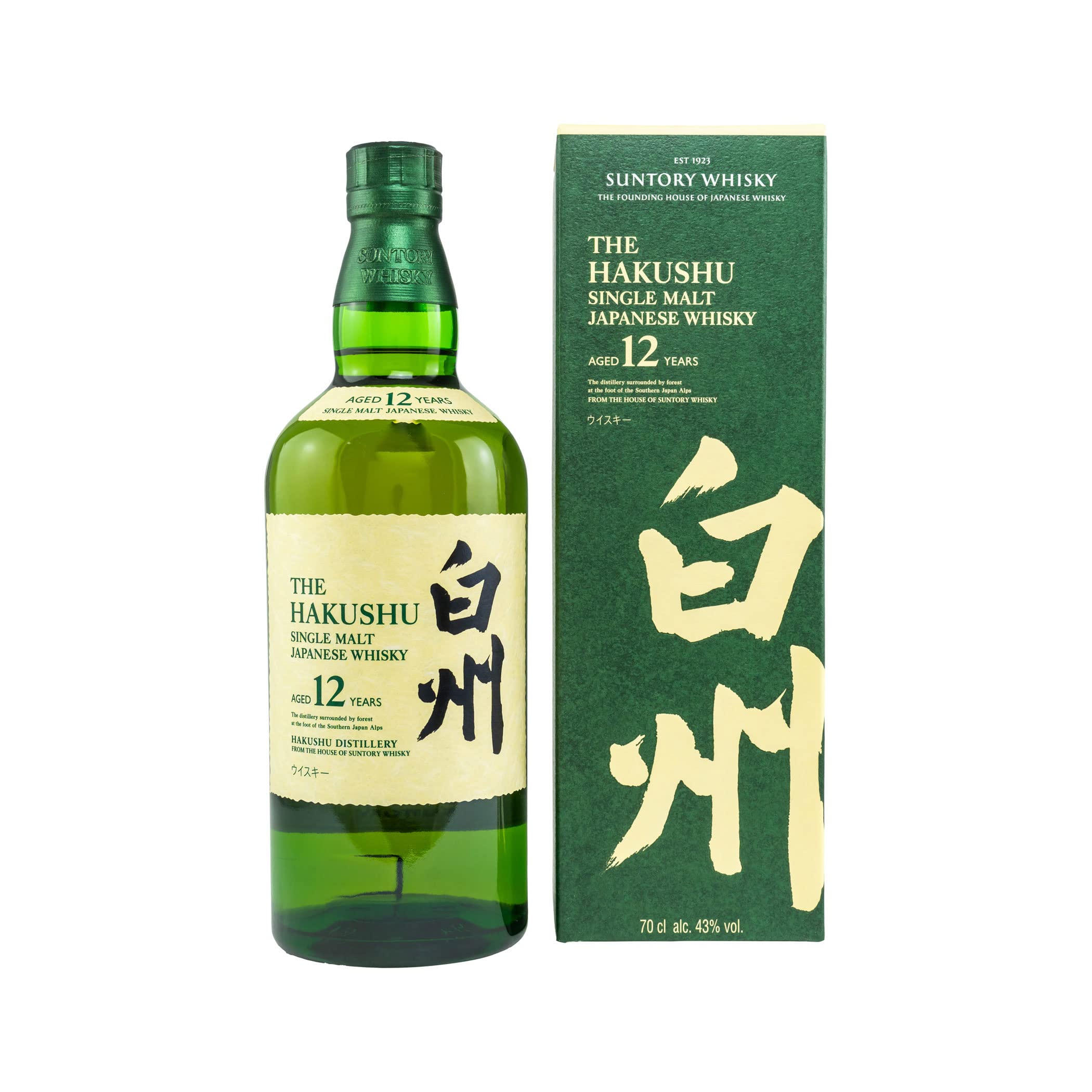 Hakushu 12 Jahre 0,7l 43%