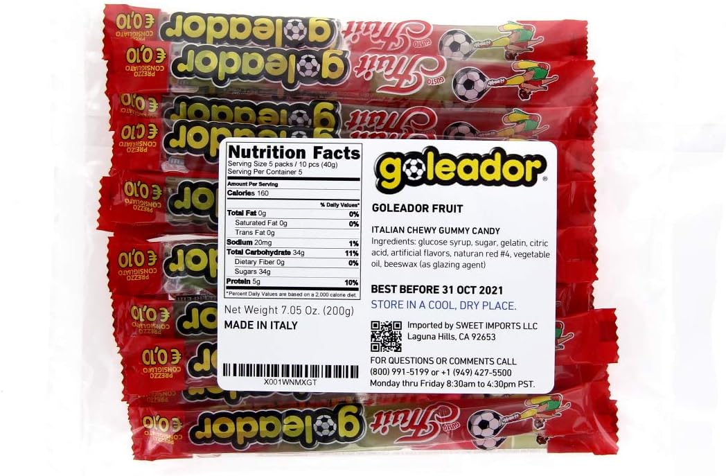 Goleador Fruit Pick'n'Pack (7.05oz. Bag)