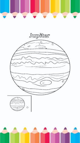 Planet coloring book pages – vue 6
