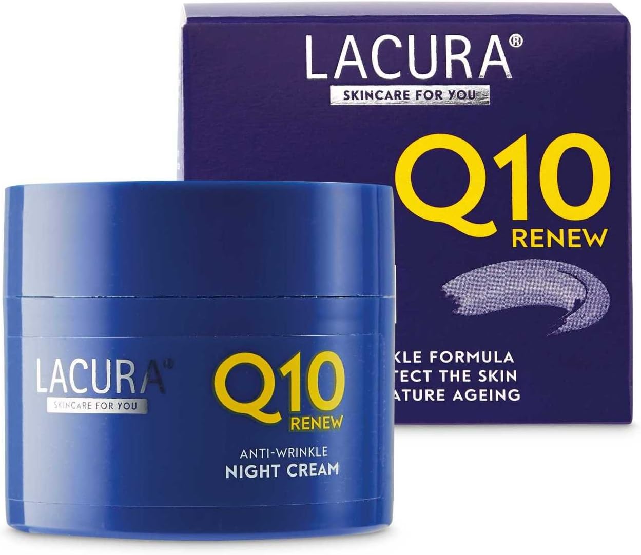 Anti-Wrinkle Coenzyme Q10 Night Cream With Retinol for All Skin Types