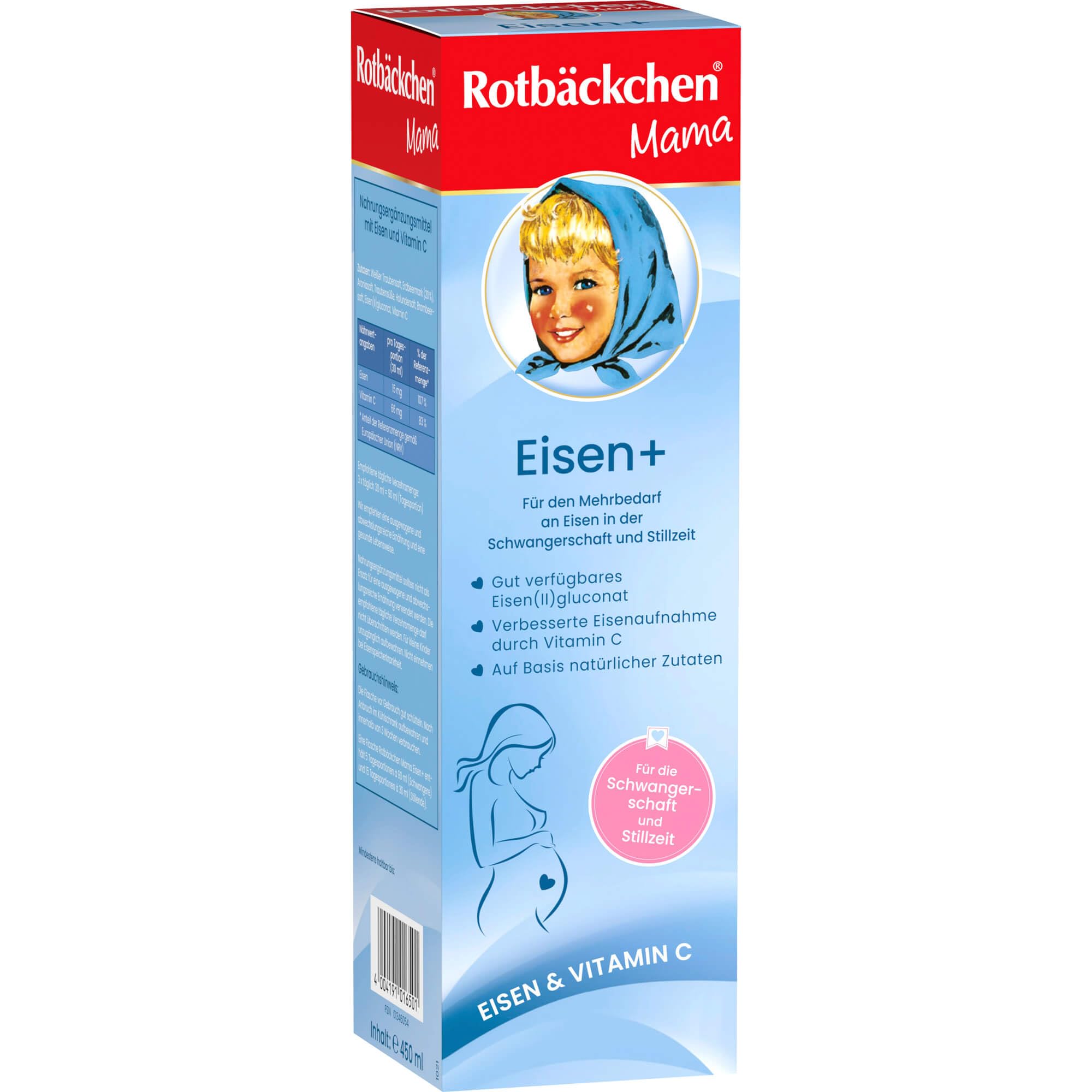 RABENHORST Rotbäckchen Mama Eisen+ Saft 450 ml Saft