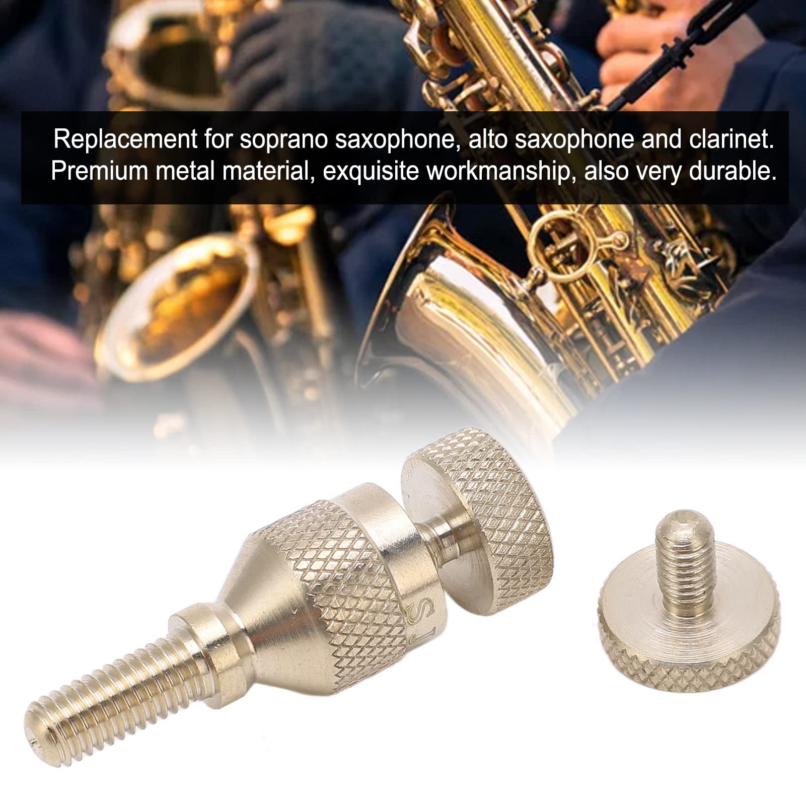 Amazon | サックスネジ メタル4mm 5mm交換用サックスネックネジ
