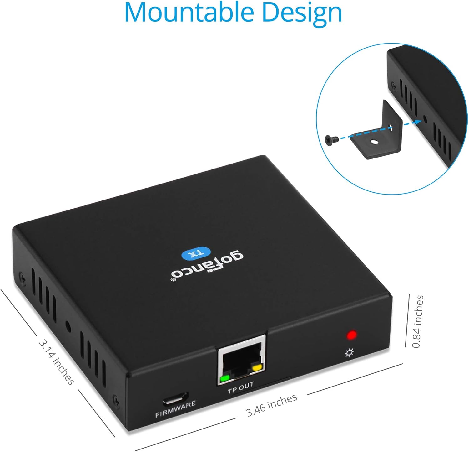 Special gofanco Coaxial/Toslink/RCA Stereo Audio Extender Over CAT5e/6 Ethernet Cable – 950ft (290m) Extension, Embedded DAC & ADC, PoC, Up to 7.1-Channel, Supports Dolby, DTS, PCM, Stereo (AudioCATExt33) Special gofanco Coaxial/Toslink/RCA Stereo Audio Extender Over CAT5e/6 Ethernet Cable – 950ft (290m) Extension, Embedded DAC & ADC, PoC, Up to 7.1-Channel, Supports Dolby, DTS, PCM, Stereo (AudioCATExt33)