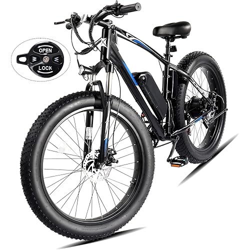 PEXMOR Electric Bike for Adults, 500W (Peak 750W) Mountain Commuter Ebike 48V 13AH Removable Battery, 50Miles 20MPH 27.5"/ 26" Fat Tire Electric Bicycle 7/21 Speed | Front Suspension, UL2849 Safe