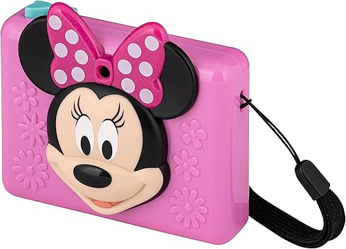 Miniatura 4 de ekids Minnie Mouse Kids Camera with SD Card, Digital Camera for Kids with Video Recording and Built-in Digital Stickers, Disney Gifts for Girls Make