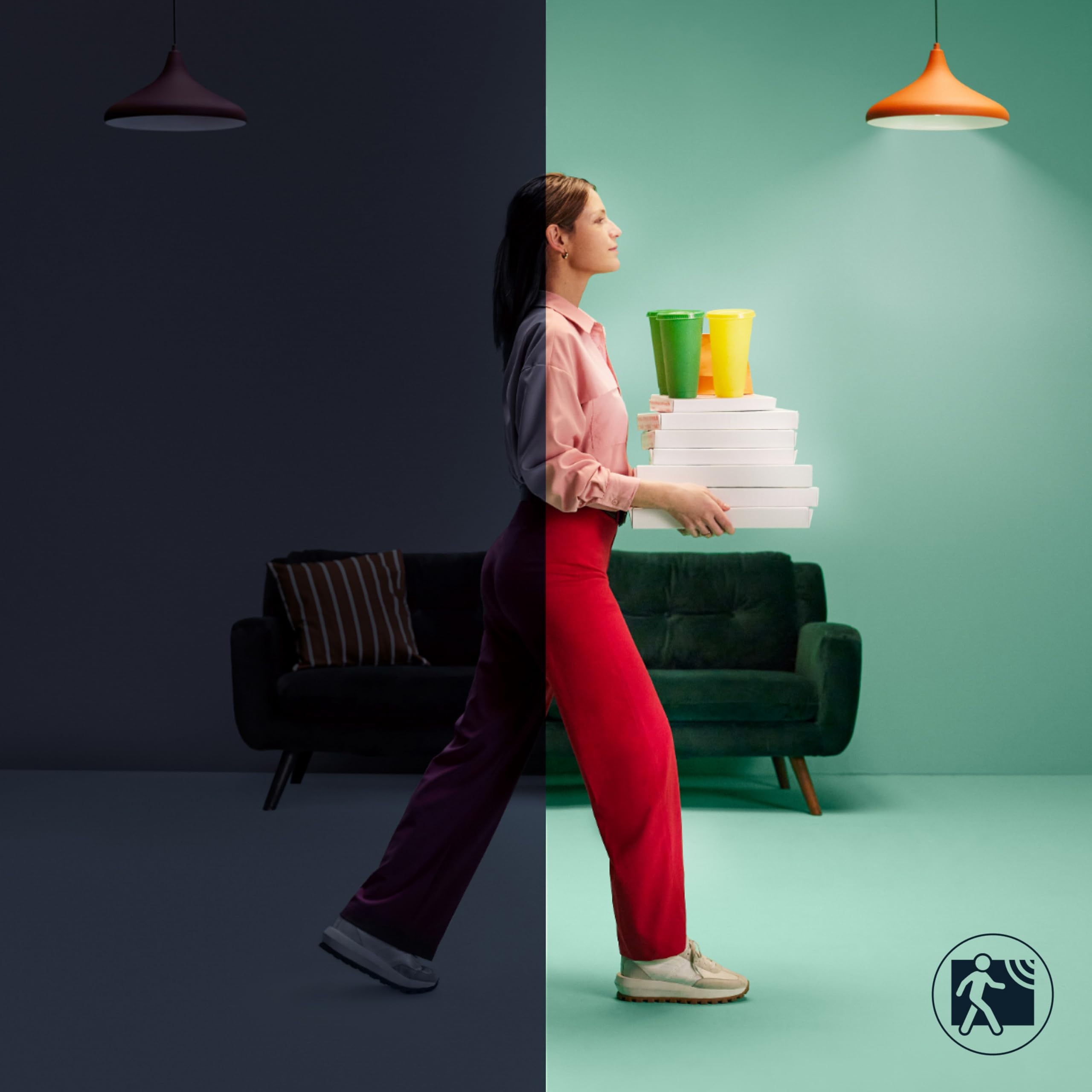 WiZ Ruban LED 6 Mètres Lumière blanche et colorée - Light Strip - Incluye caja de alimentación - LED inteligente - WiFi