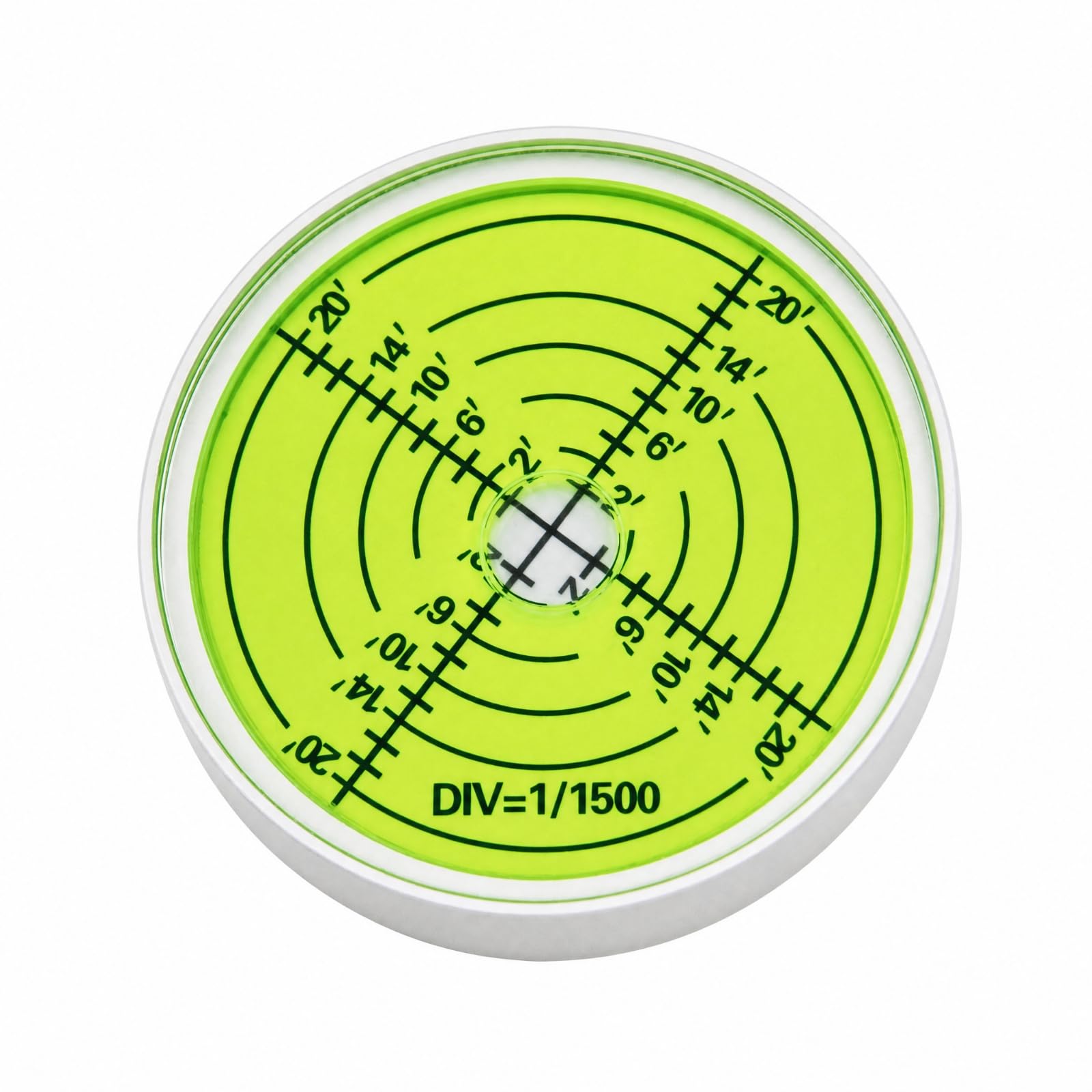 Espíritu Universal Circular 2 Ejes Circular con Carcasa Magnética Portátil Herramienta Medición para Construcción, Verde