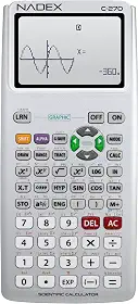 Calculadora científica com funções gráficas para estudantes universitários e secundários, engenharia, matemática avançada, cálculo, álgebra, geometria, trigonometria, estatística, física, química -