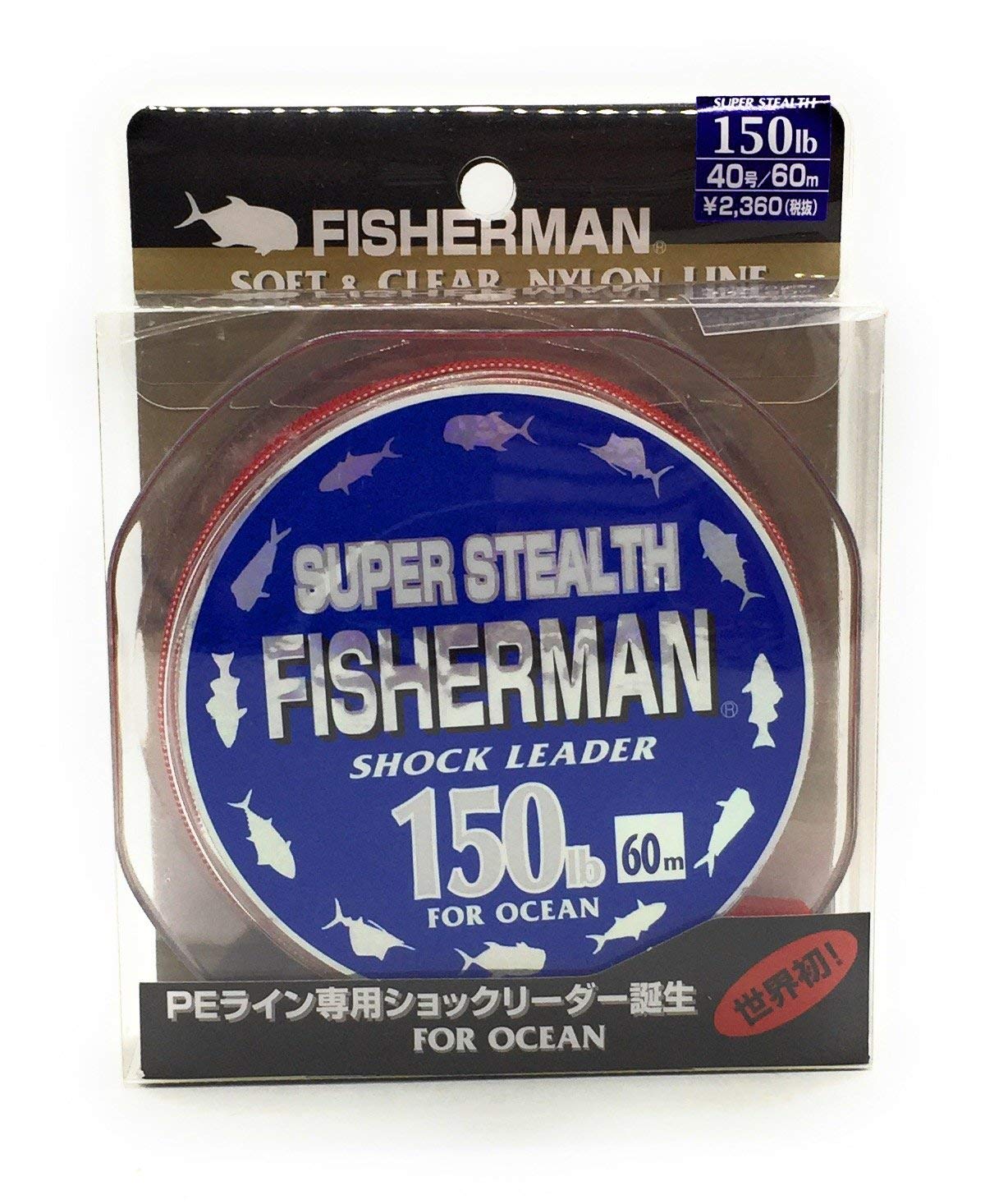 Fisherman Super Stealth Monofilament Shock Leader Line for Ocean Saltwater Fishing Line