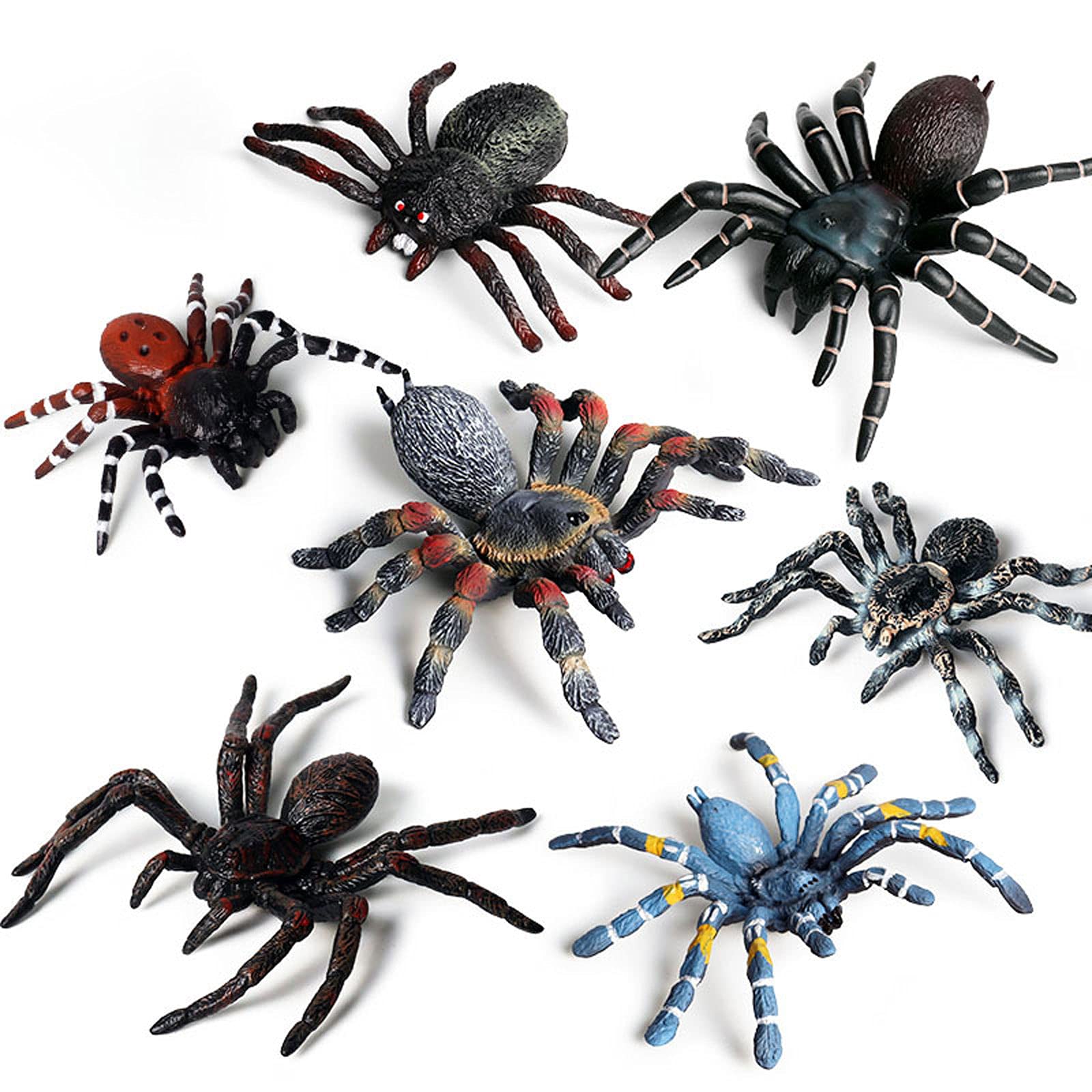 Buy Metyoumeat Halloween Prank Toys,plastic Highsimulation Spiders,poisonous Spiders,insect