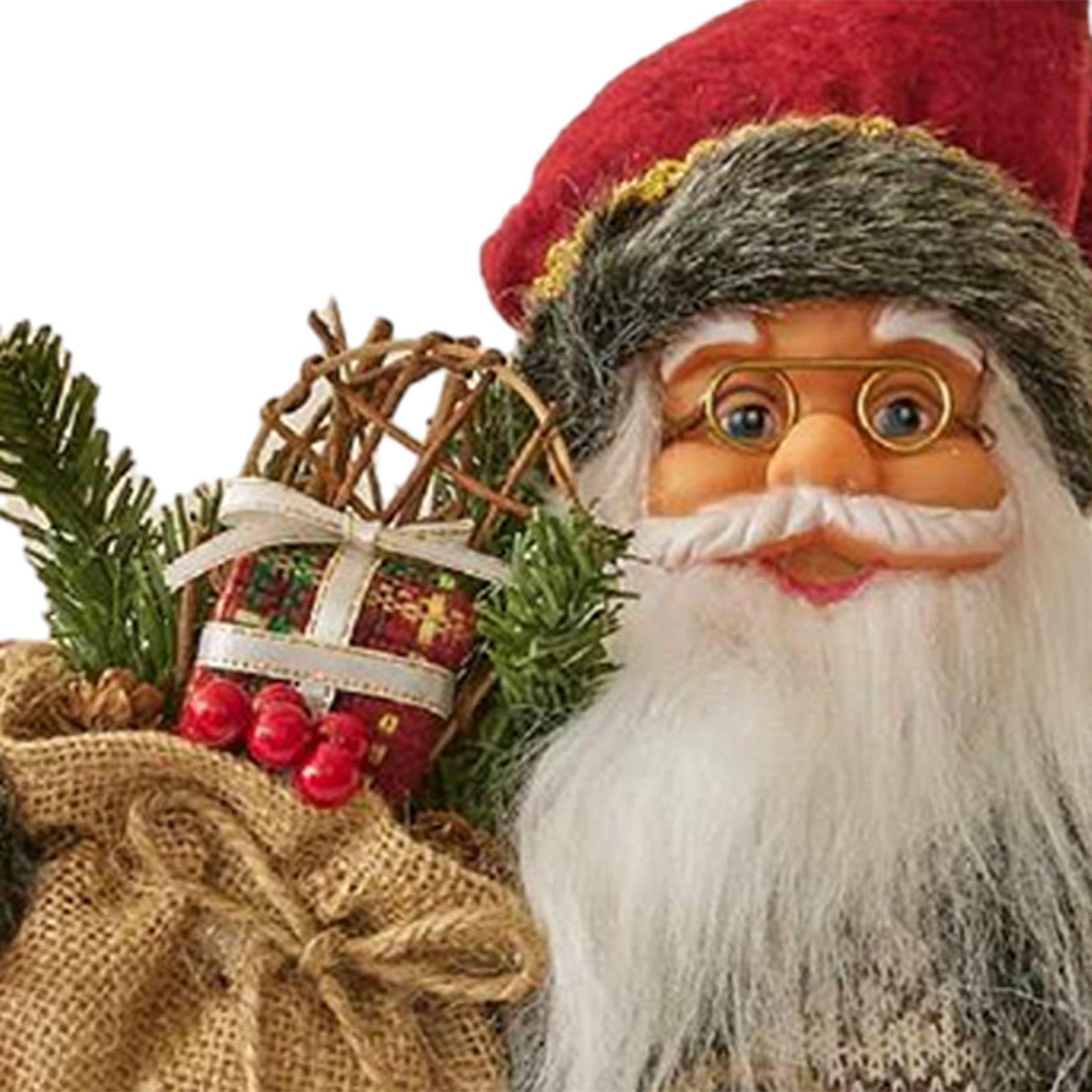 Statuetta di Babbo Natale, bambola, decorazioni festive per lo splendore delle feste, decorazioni di Babbo Natale, ecc., statuetta, per la casa, centrotavola natalizio, artigianato