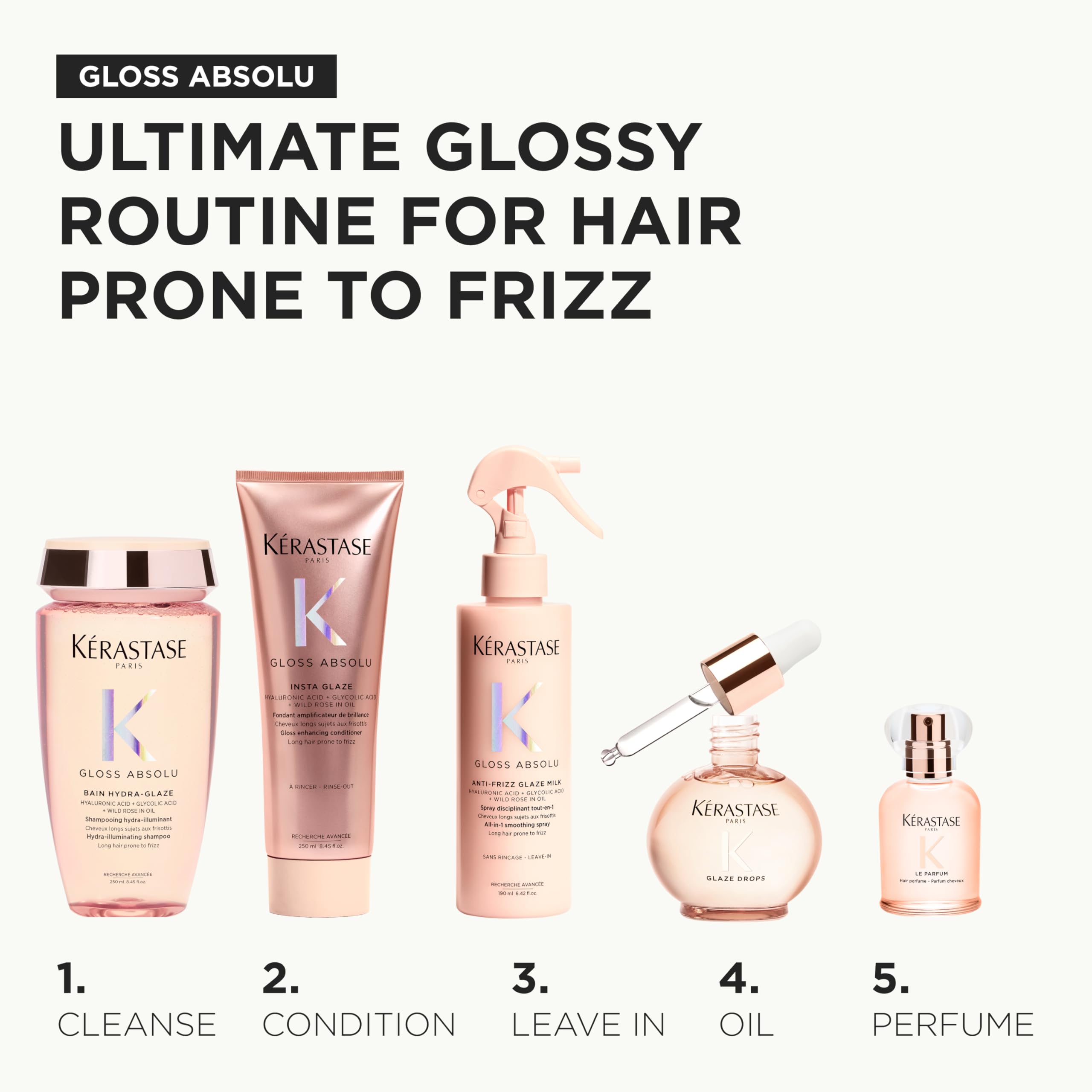 KÉRASTASE Gloss Absolu - Le Parfum - Parfum Cheveux - Cheveux Plus Doux - Tenue Longue Durée - Citron, Bergamote, Bouquet Floral & Thé Vert - Sental - Vanille - Tous Types de Cheveux - 30 ml