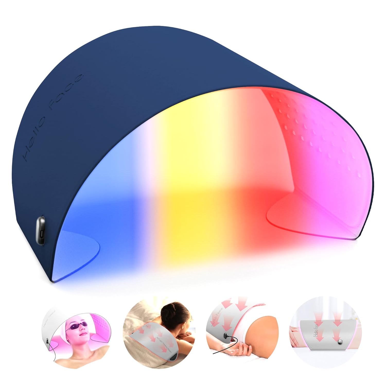 Light Therapy System L6 Treatment of mild to moderate inflammatory acne， facial wrinkles.
