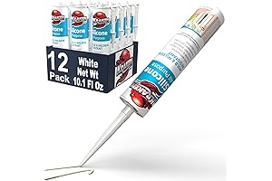 Kraken Bond RTV White Silicone Caulk - 12 Pack
