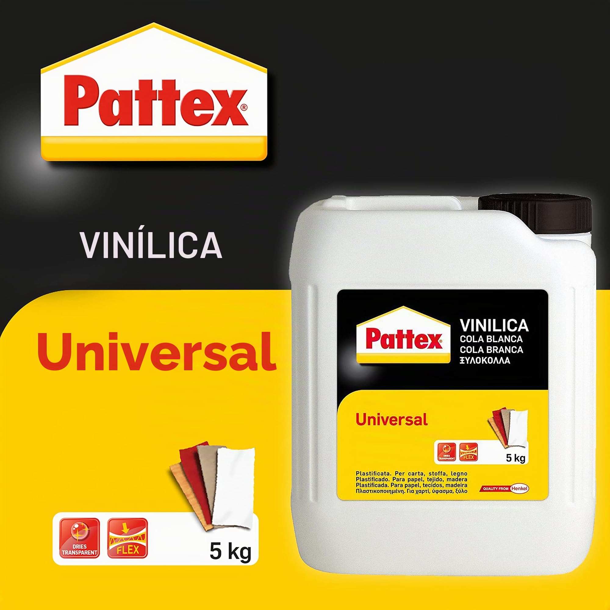 Pattex 1715110 - Pegamento Universal, 5 Kg