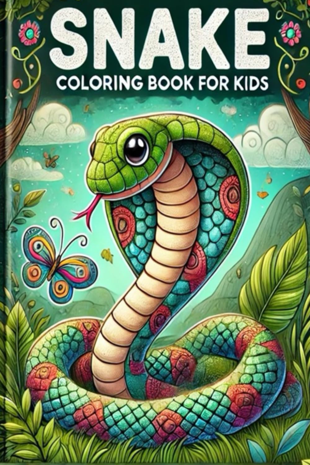 Snake Coloring Book for Kids