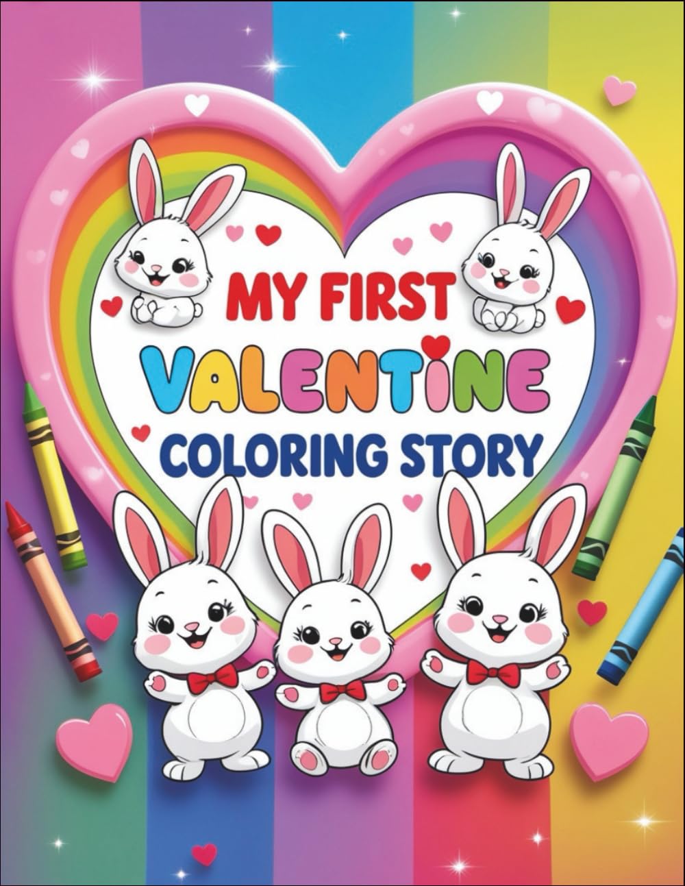 My First Valentine Coloring Story: A Sweet Valentine’s Day Coloring Book About Love, Kindness, and Friendship for Kids