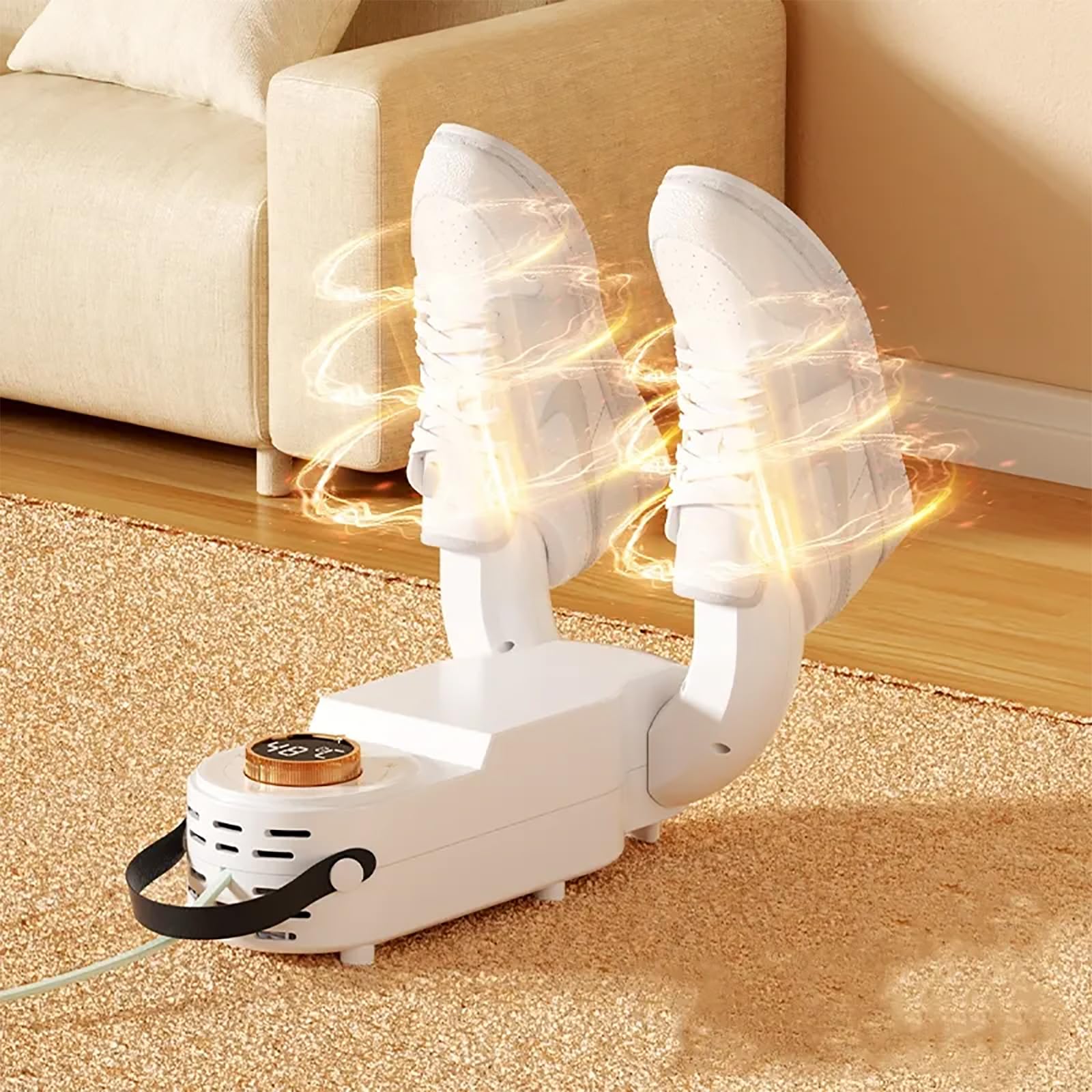 ERICAT Sèche-Chaussures Intelligent, Machine De Séchage De Chaussures Électrique, Conception De Synchronisation Intelligente Et Dissipation Thermique Poreuse À 360 Degrés, pour Chaussures