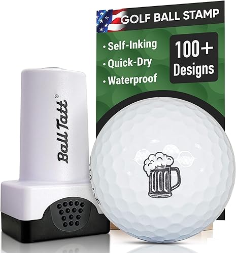 Miniatura 1 de Sello de pelota de golf, sello de pelota de golf, marcadores de sellos de pelotas de golf autoentintados, herramienta de marcado de pelotas de golf