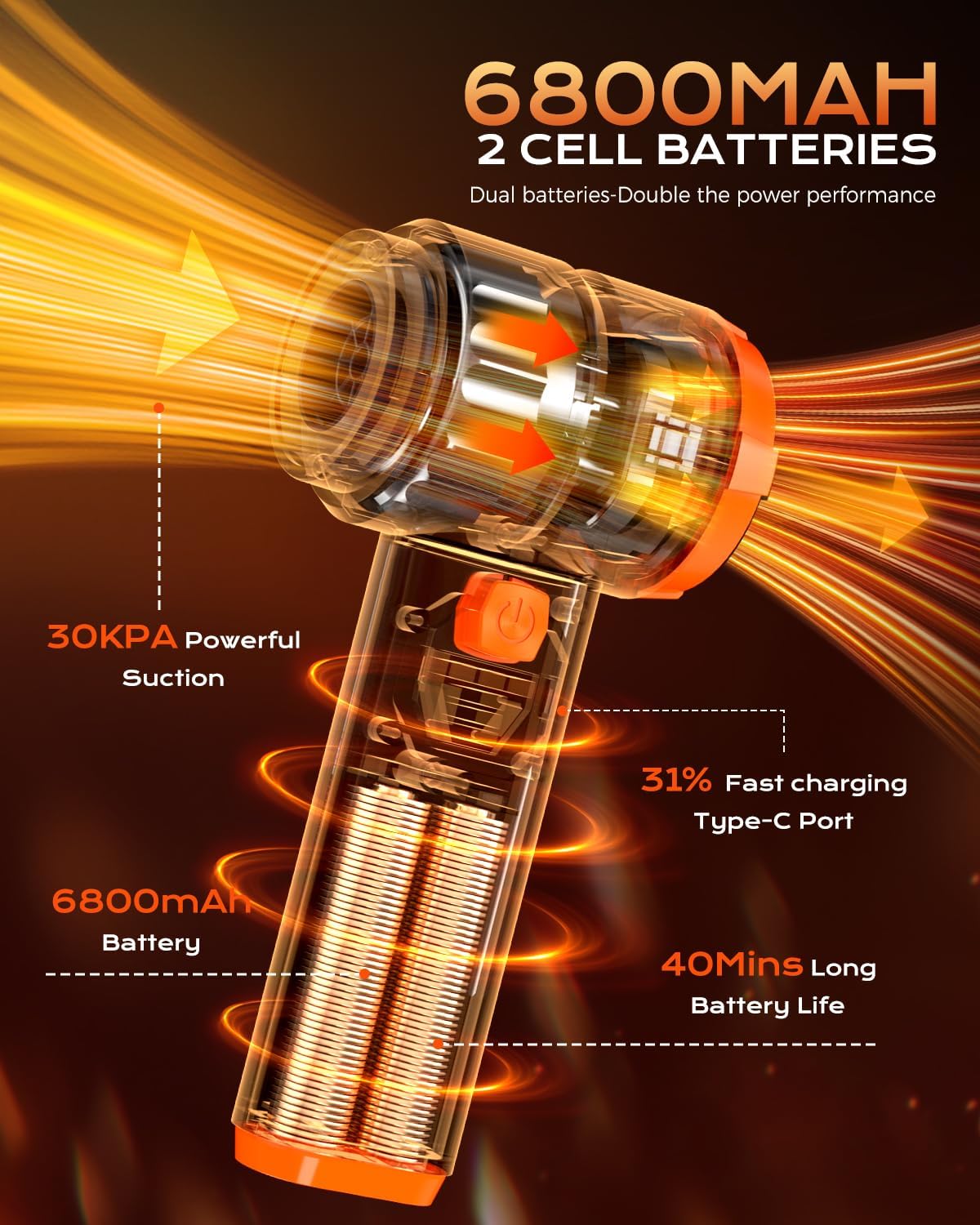 Powerful Portable Cordless Handheld Vacuum for Ultimate Car and Home Cleaning