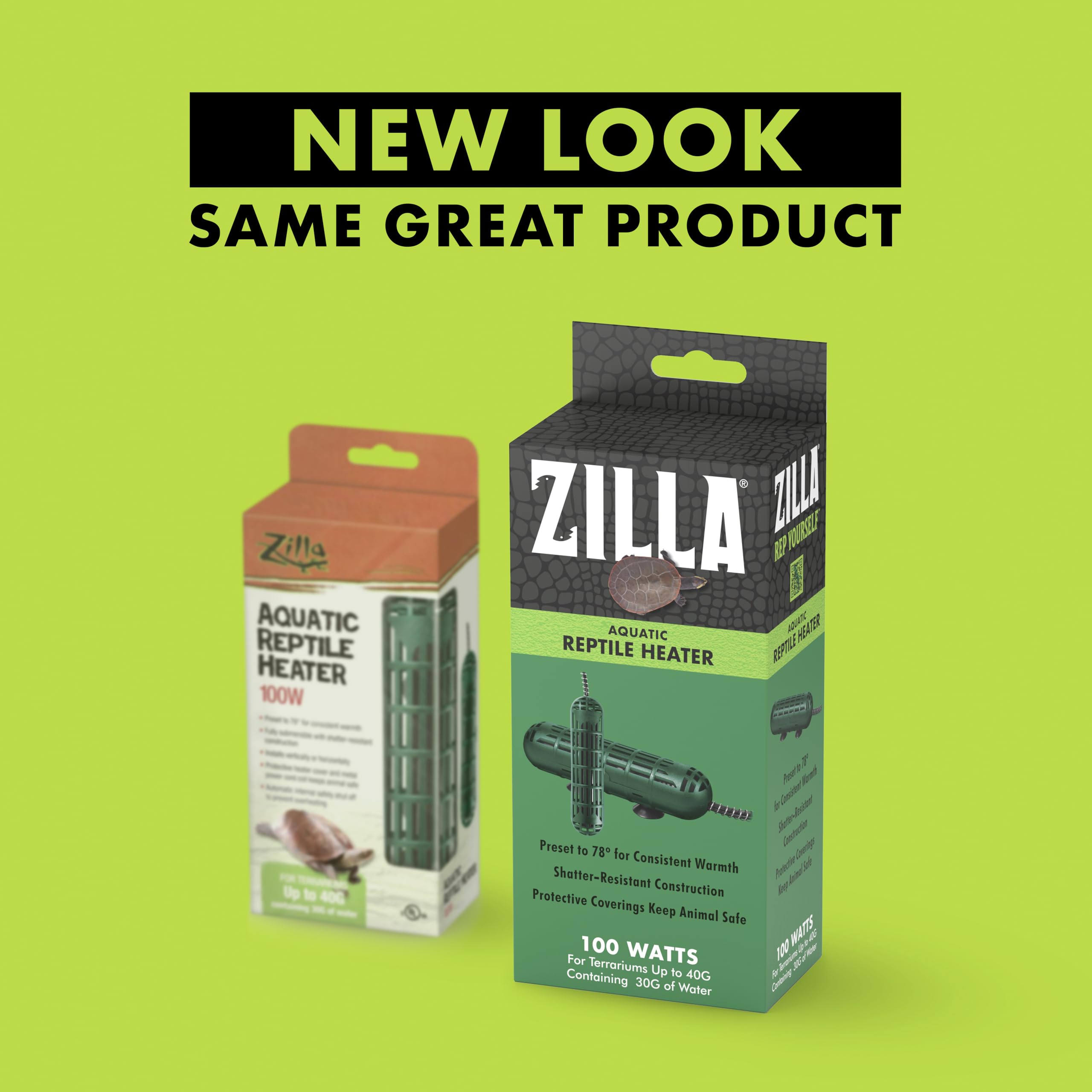 Zilla Chauffage préréglé 100 W, Vert