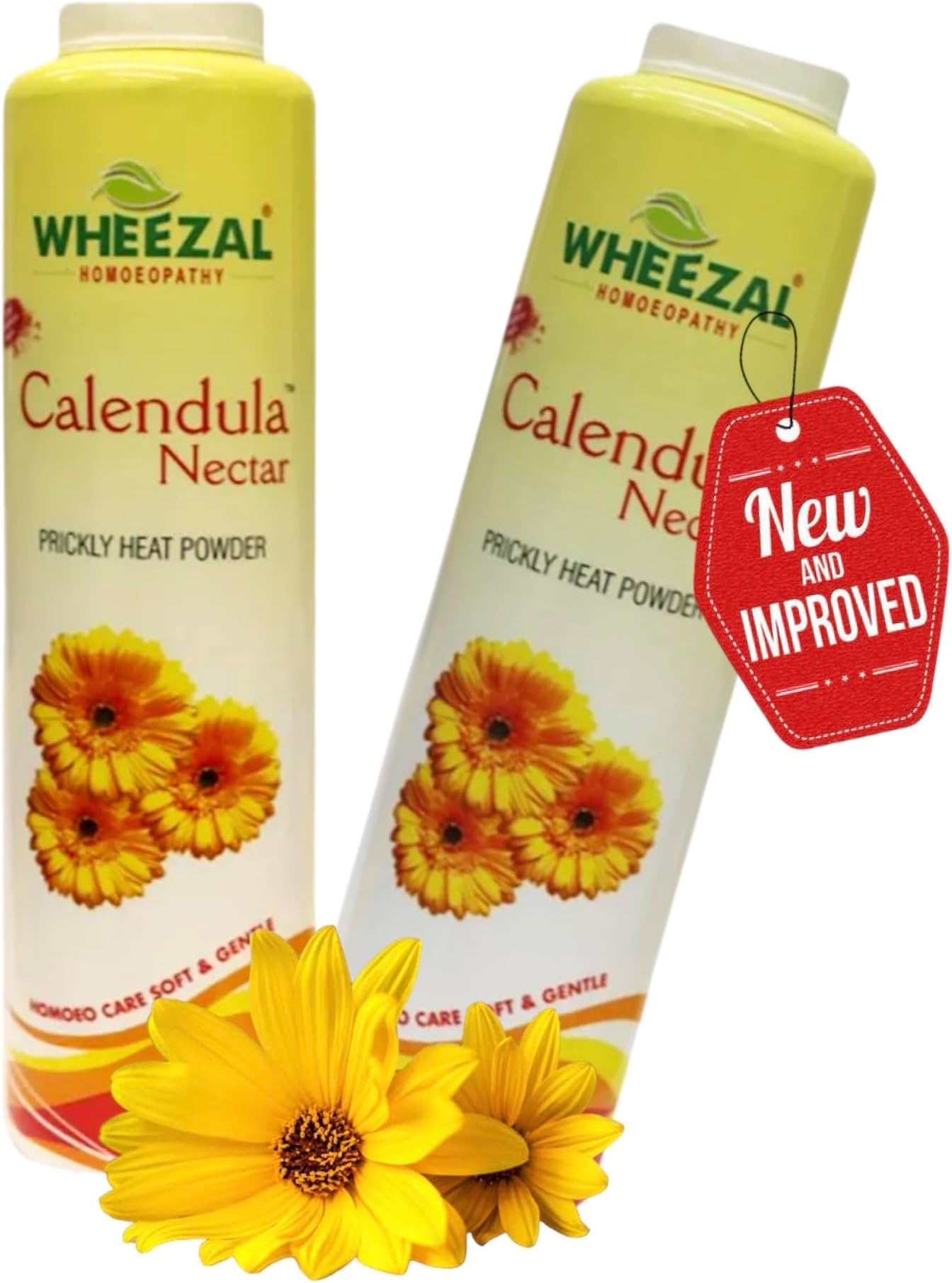 KRIG'S Wheezal Calendula Nectar Prickly Heat Powder 300Gm - Set Of 2