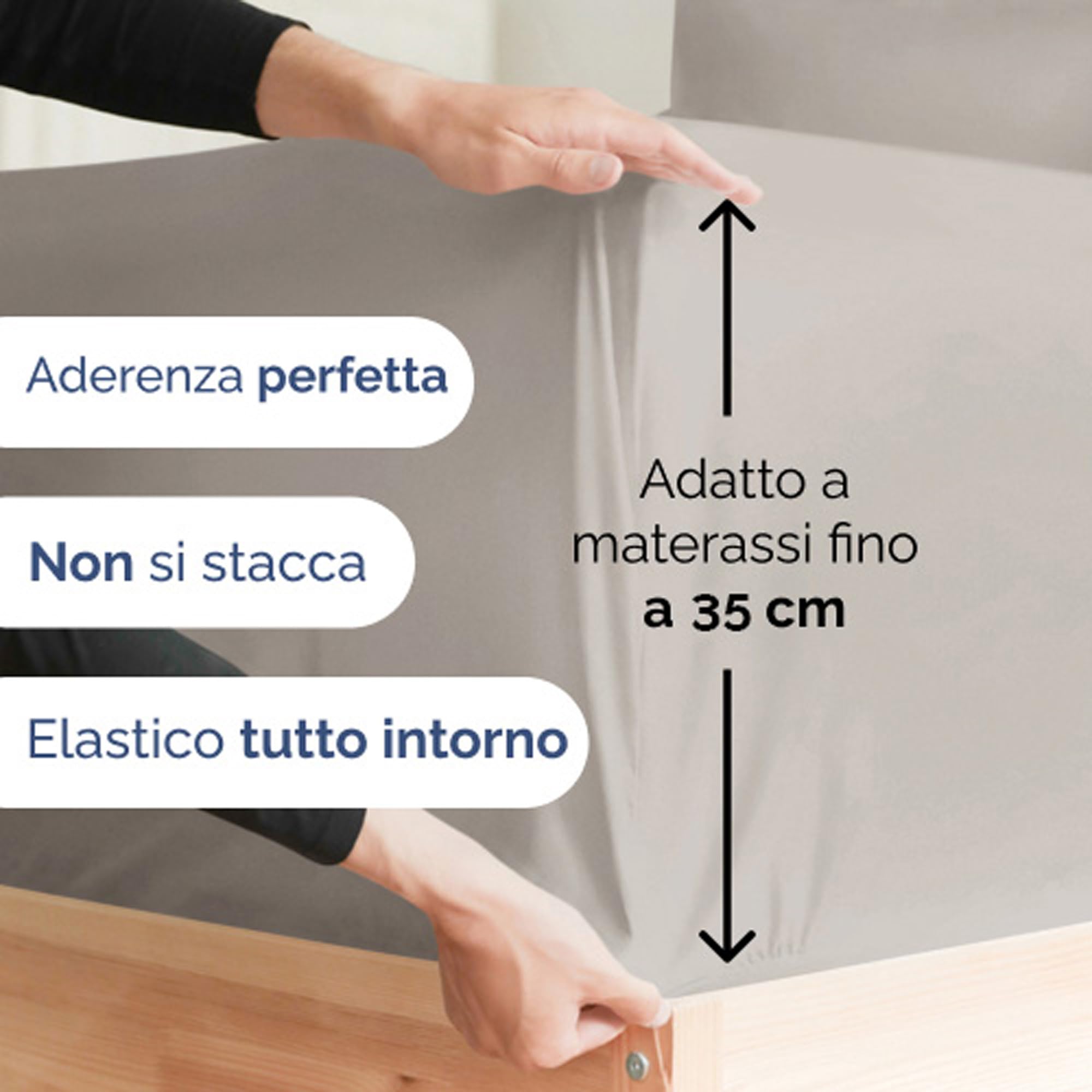 Set lenzuola singolo 4 pezzi 90x190 cm - morbida microfibra spazzolata, traspirante e certificata OEKO-TEX - lenzuolo con angoli, lenzuolo piatto 170x240 e 2 federe 50x80 - Grigio chiaro