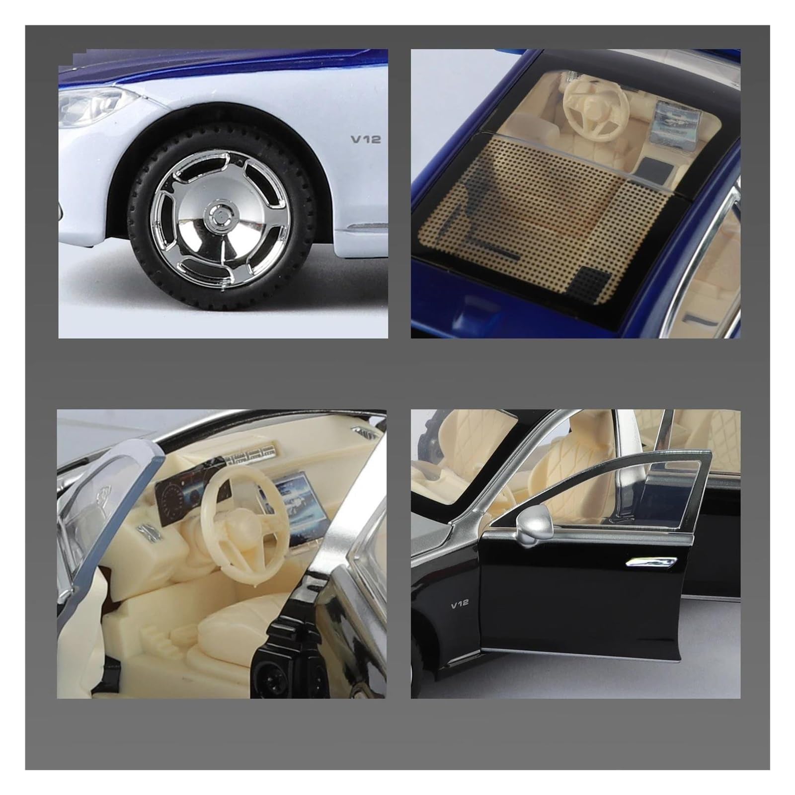 Modellino Diecast Modellismo da Collezione Auto Per Maybach S680 Modellino Auto