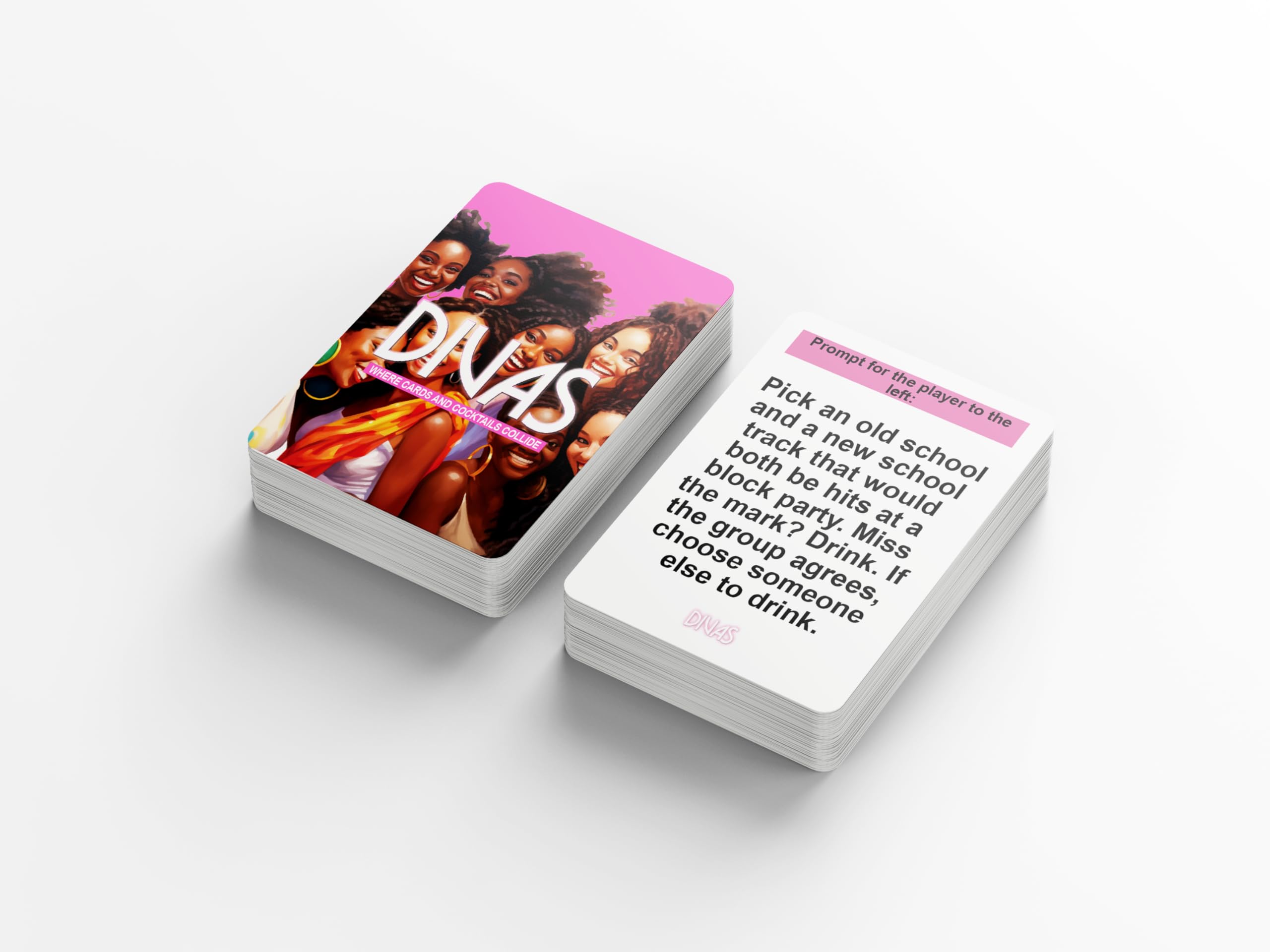 Divas Night Out: The Ultimate Ladies' Drinking Party For The Girls Juego de cartas - Risas, sorbos y diversión inolvidable para novias adultas - Bebidas, desafíos y risas garantizadas para la noche de