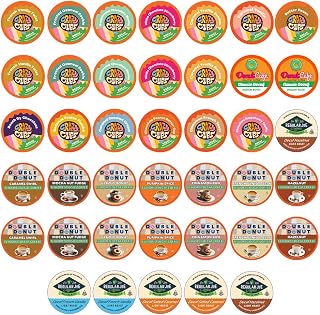 Crazy Cups Flavored Decaf Coffee Pods Variety Pack Compatible with Keurig K Cups Brewers, 80 Count, Assorted Decaffeinated Flavored Coffee Sampler