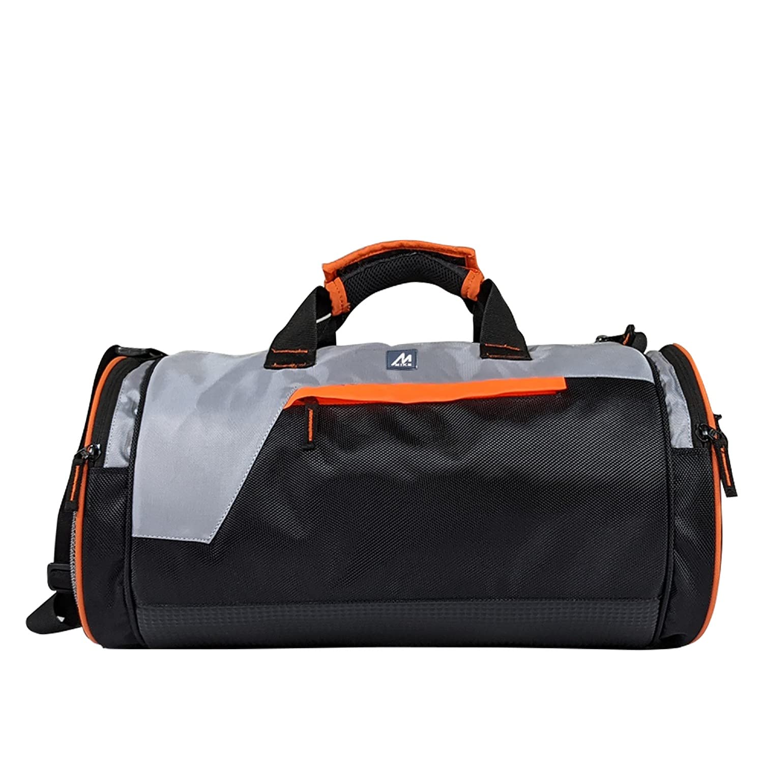MIKE Cross Training 26 Ltrs Travel Duffel for Gym, Sports, Training (Black-White)-image-25