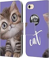 Vista 306 de Head Case Designs Funda de piel con licencia oficial de Animal Club International Bat Faces compatible con Apple iPhone 7 Plus/iPhone 8 Plus