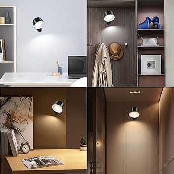 Aisuo LED Wall Light, Touch & Remote Control Light, 7 Color