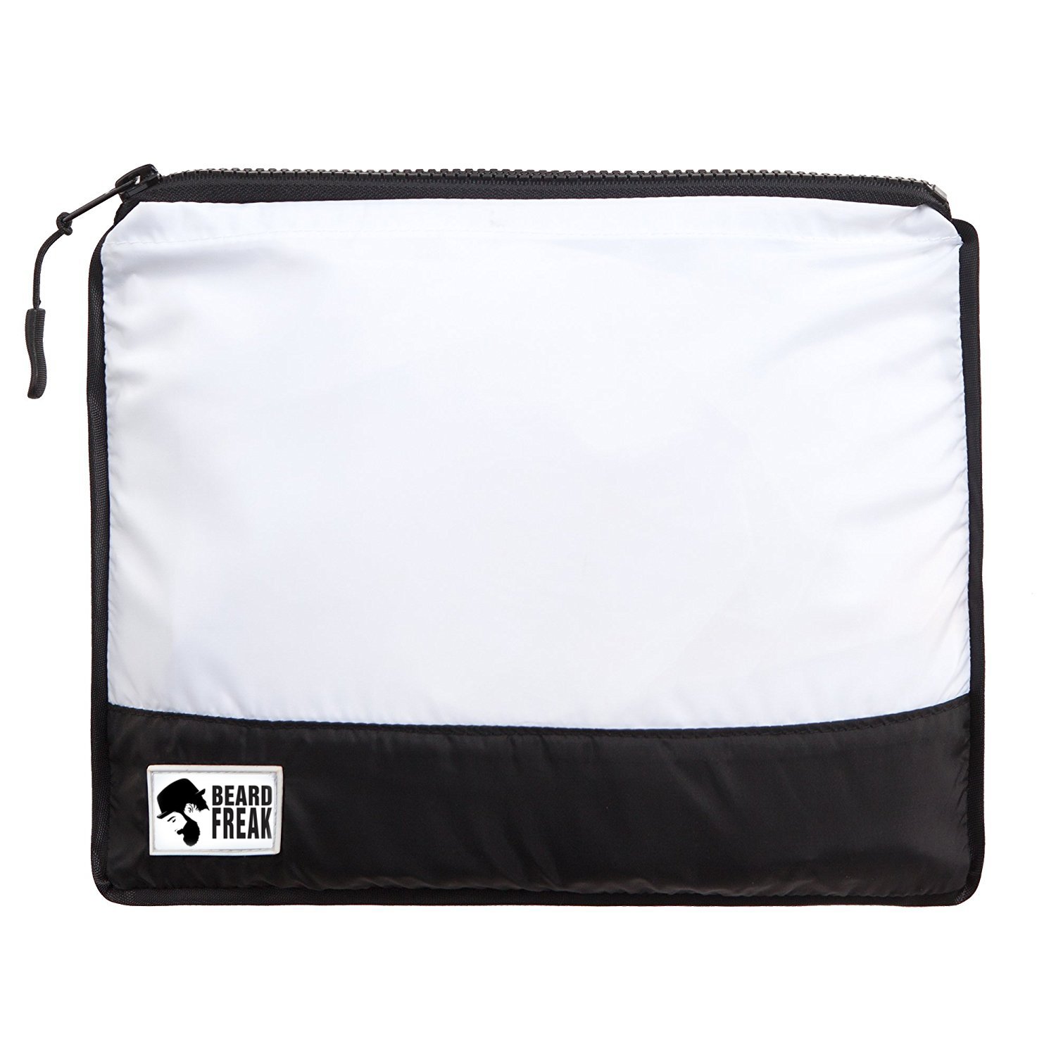 Beard Freak Premium Pouch White Beard Trimming Catcher With Suction Hook