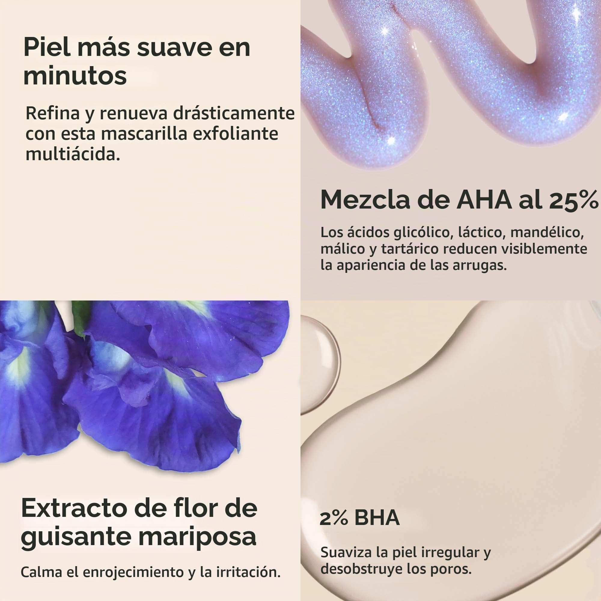 Paula's Choice Skin Perfecting Peeling Facial 25% AHA + 2% BHA, 30 ml | Exfoliante Facial Semanal - Combate Imperfecciones, Puntos Negros y Desobstruye Poros - con Ácido Salicílico & Glicólico