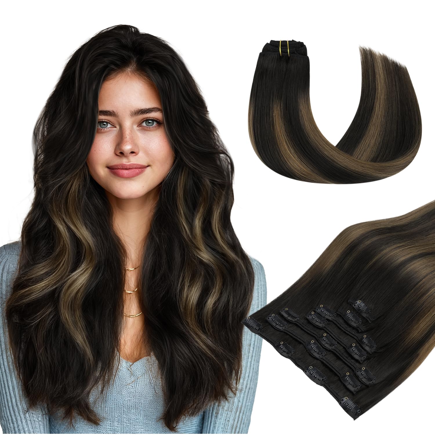 hotbanana Invisi Edge Clip In Extensions Echthaar