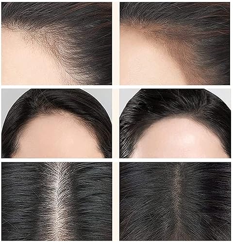 Miniatura 7 de Kayswang Barra de polvo de línea de cabello, 2 bolígrafos de retoque de sombra de cabello, esponja impermeable para cubierta de cabello gris