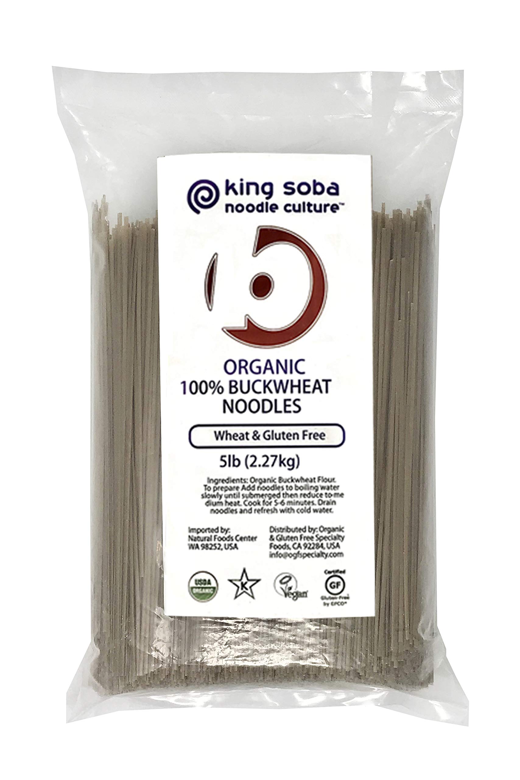 King Soba Organic Buckwheat Ramen Noodle Cakes, 4 Ct / 9.8 Oz - Baker's