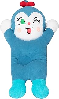 nishikawa 【 西川 】 ポリエステル なかよし まくら 50X21cm 枕 それいけ!アンパンマン 洗える 綿100% お昼寝 お出かけ プレゼント コキンちゃん LH58201420 ブルー