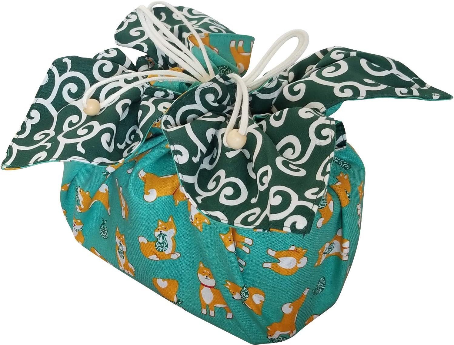 ママのアイディア工房 日本製 弁当袋 ランチクロス A 柴犬 みどり L 50 0 5cm 柴犬みどり Lm 046al 65 Off 送料無料