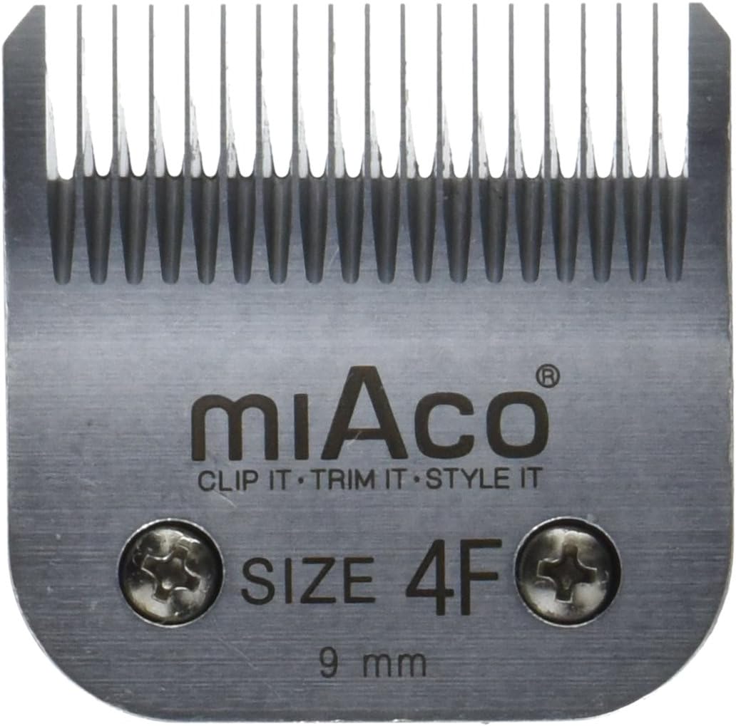 Miaco Size 4F Detachable Animal Clipper Blade fits Andis AG, AGC and Oster A5