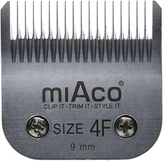 Miaco Size 4F Detachable Animal Clipper Blade fits Andis AG, AGC and Oster A5