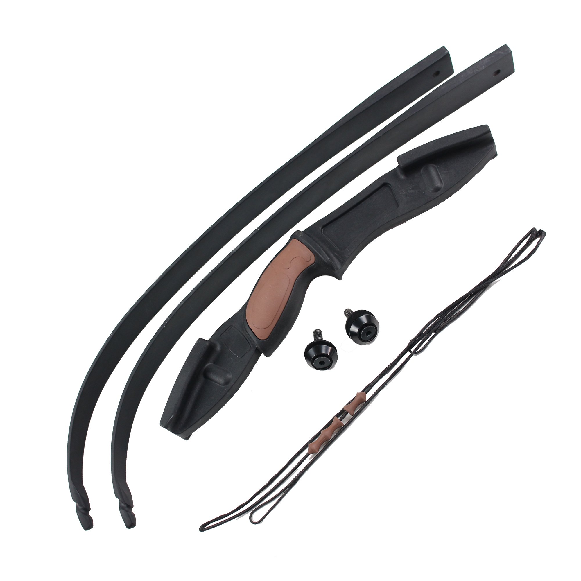 25LB Takedown Recurve Bow – 54” Right Or Left Hand Combat Archery Bow | Fiberglass Limbs, CE/ASTM Certified For LARP & Games