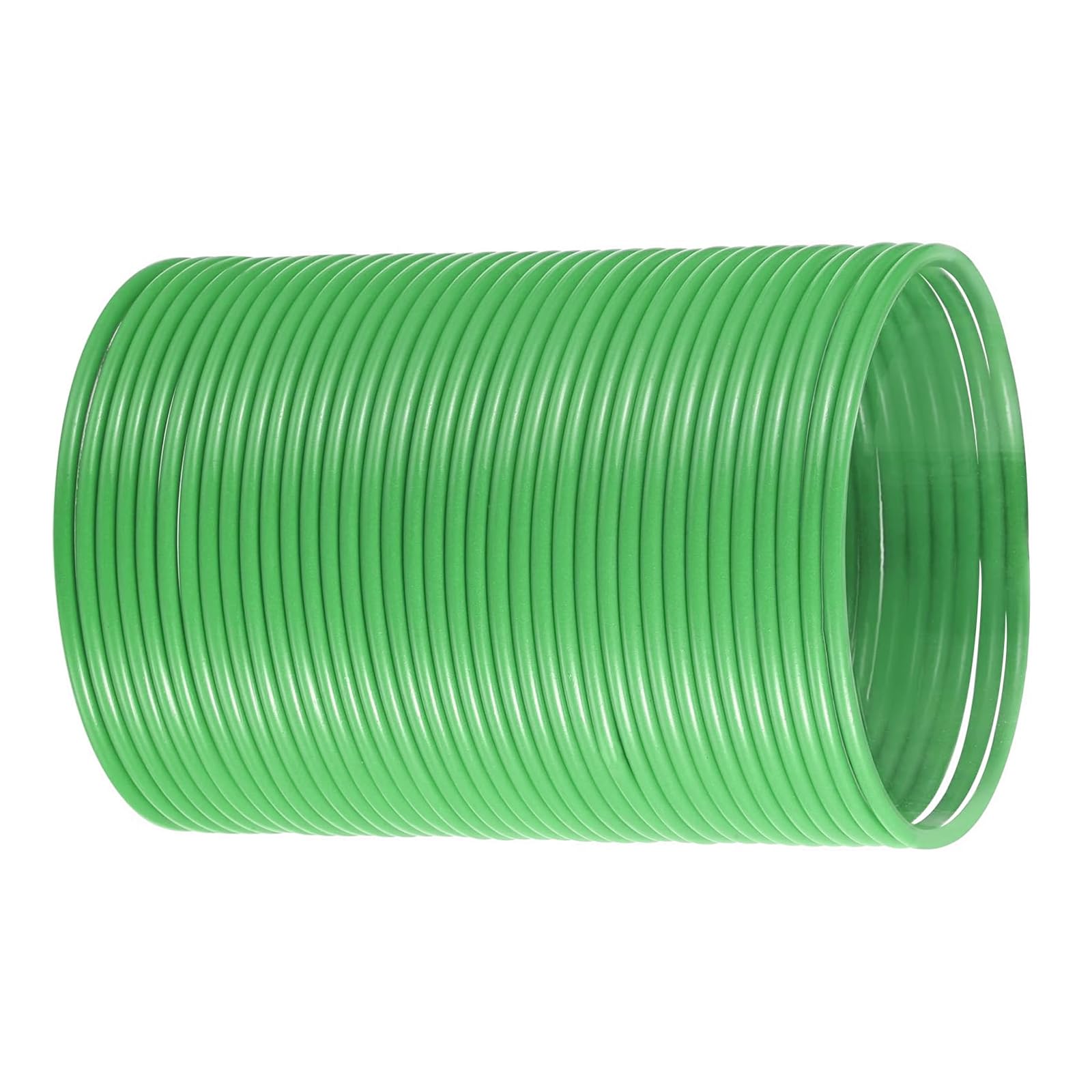 Materiale intrecciato, diametro 3,5 – 4,1 mm, cavo rotondo, in rattan sintetico, impermeabile, rotolo da 500 g = 75 m, materiale intrecciato per lavori a maglia, rattan fatto a mano (verde)