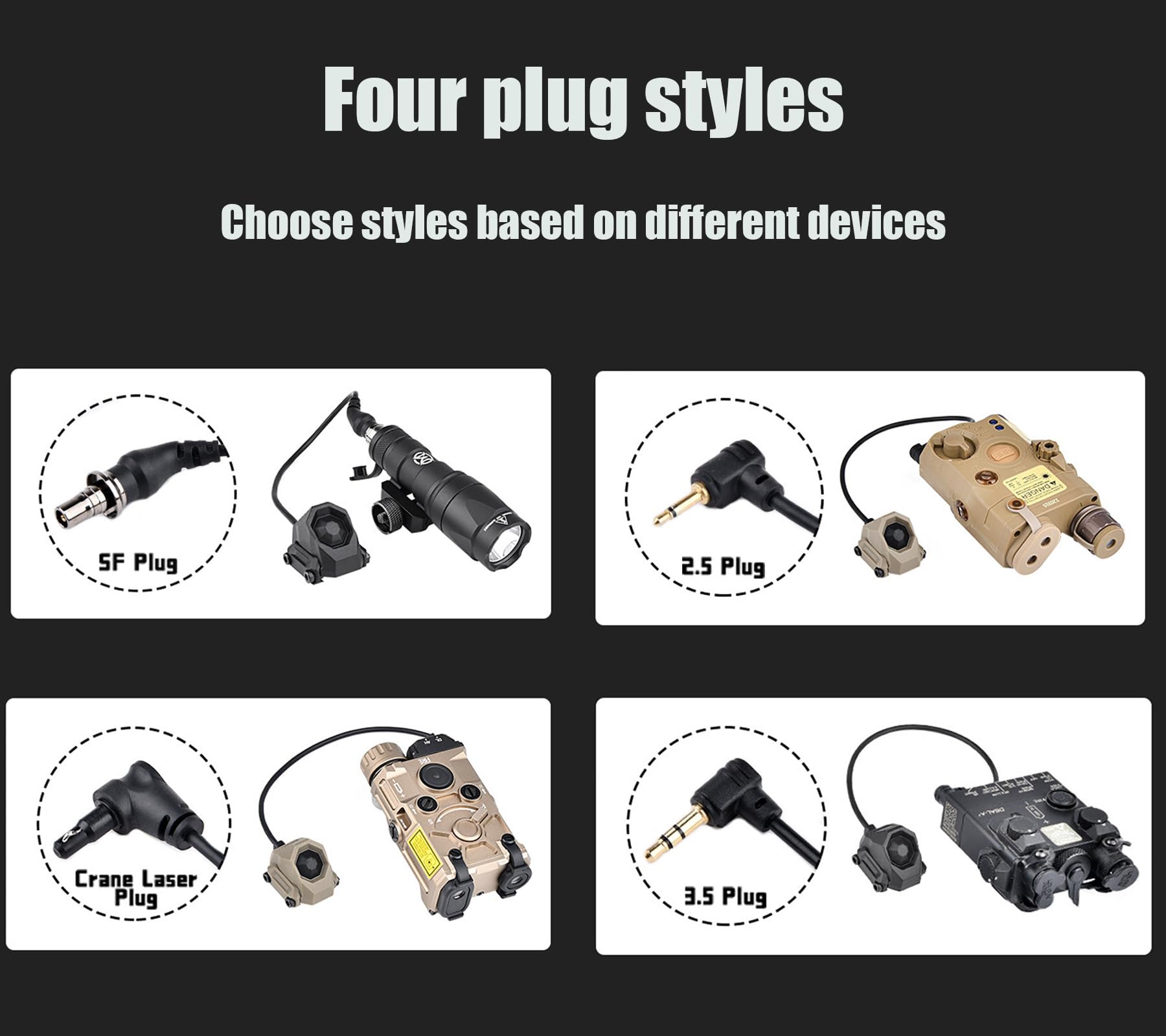 Amazon.com: okyass Tactical Modular Button Remote Activation