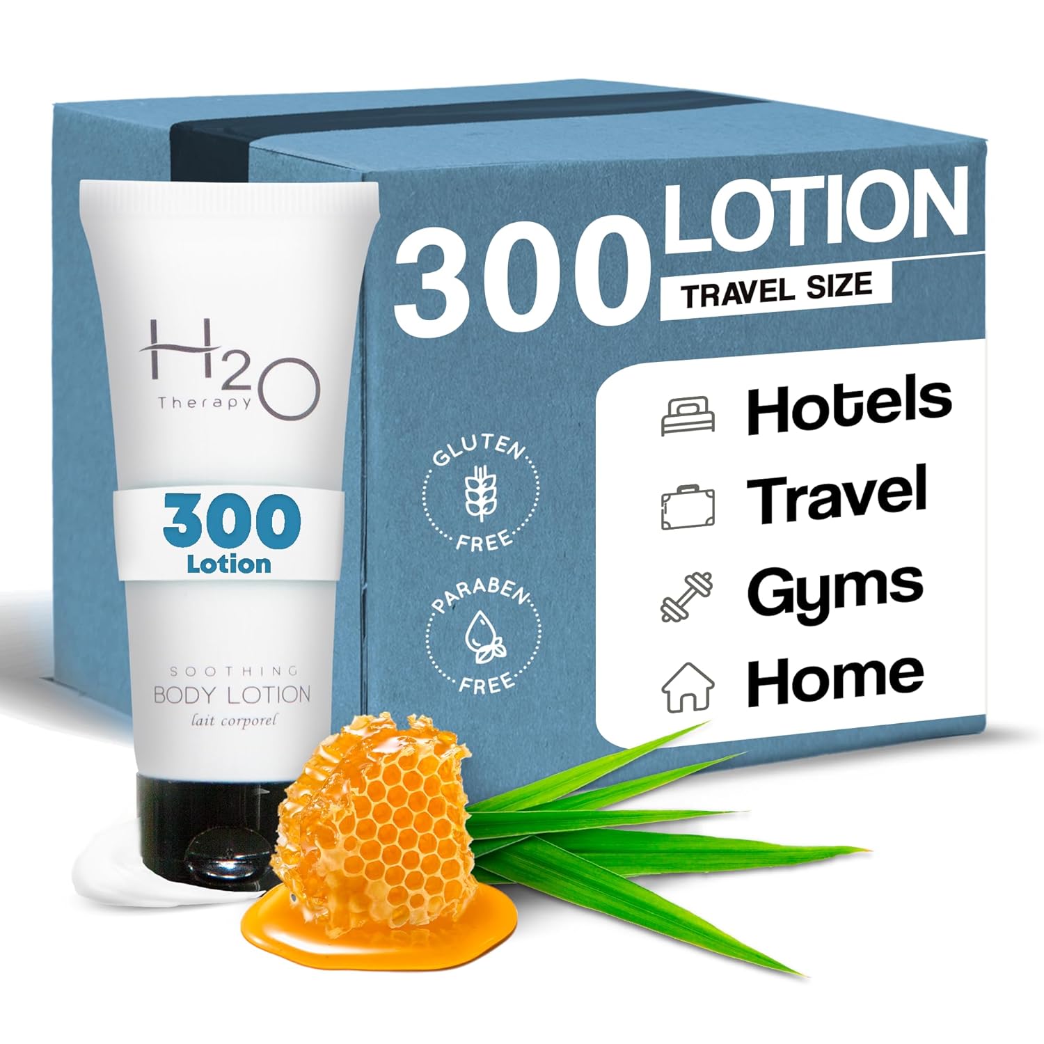 H2O Therapy Lotion Travel Size Hotel Hospitality 0 85 oz Case of 300