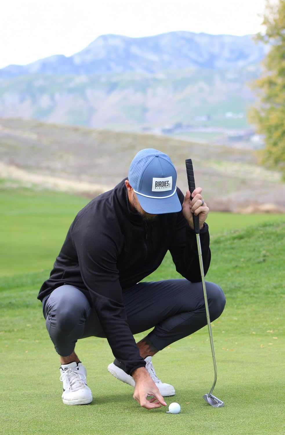 Golf Hat for Men - Golf Snapback - Fun Hat for Golfing - Funny Golf Hat for Men and Women - Birdies and Blackouts